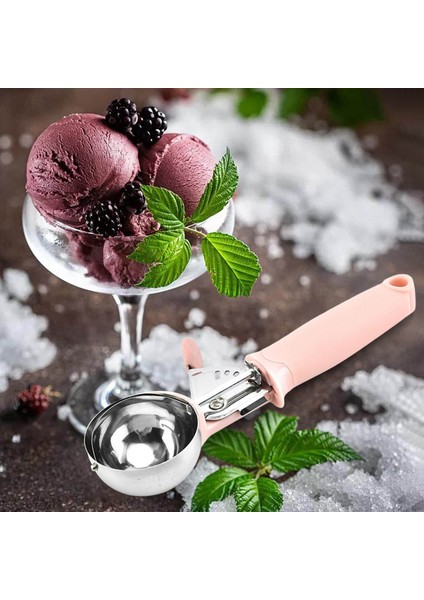Mellon Topları Muffinler Dondurulmuş Lezzetler Için Paslanmaz Çelik Dondurma Kepçeleri (Yurt Dışından)