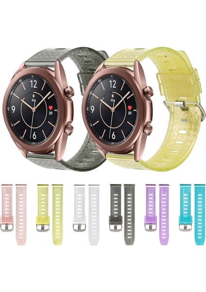 Samsung Galaxy Watch 3 41MM Sarı Için Tpu Kayış (Yurt Dışından)