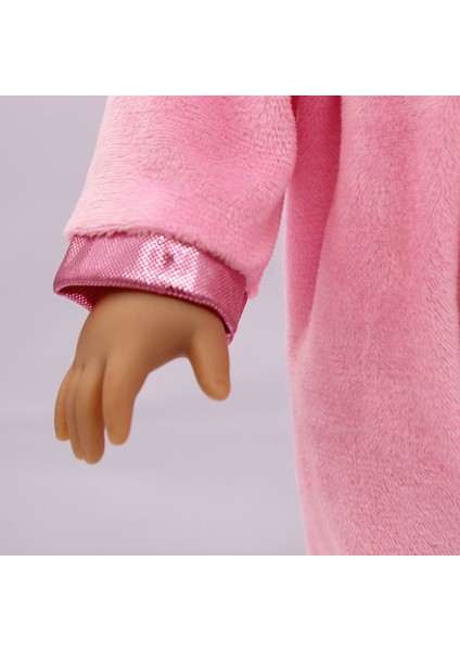 Adet/takım 18 Inç Yeniden Doğmuş Bebek Bebek Unicorn Tek Parça Pijama Tulum Ayakkabı Kıyafet (Yurt Dışından)