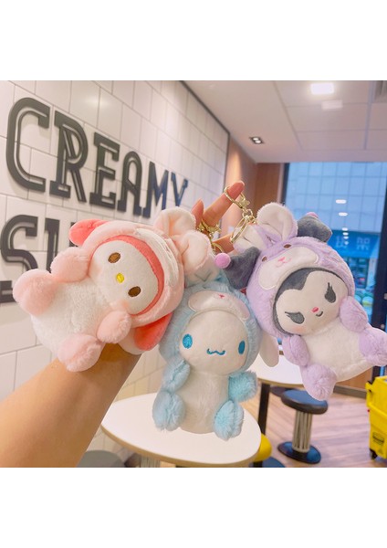 Sevimli Sanrio Peluş Oyuncak Çanta Kolye Anahtarlık (Yurt Dışından)