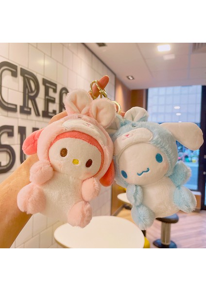 Sevimli Sanrio Peluş Oyuncak Çanta Kolye Anahtarlık (Yurt Dışından)
