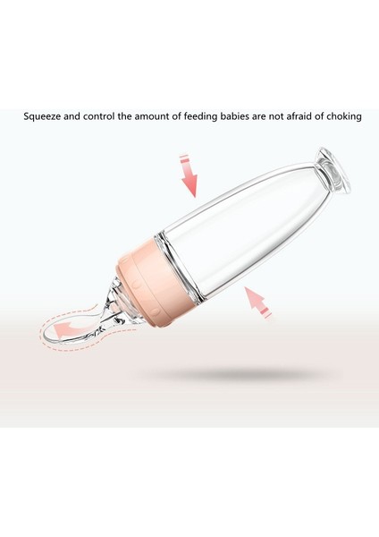 [eğlenceli Canlı] Silikon Bebek Maması Kaşığı Bebek Maması Dağıtımı ve Beslemesi Için Bebek Sıkma Pirinç Tahıl Kaşığı (Yurt Dışından) fiyatları