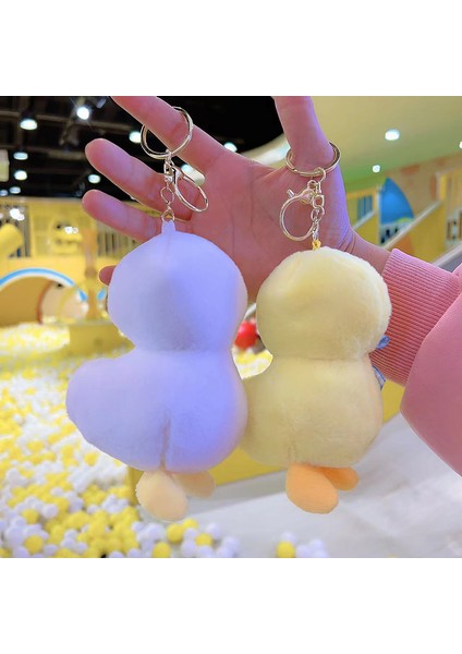 1 Adet 12 cm Kawaii Mini Sevimli Papyon Ördek Peluş Anahtarlık Oyuncaklar Yumuşak Pamuk Anahtarlık Oyuncak Kızlar ve Çocuklar Için (Yurt Dışından) modelleri