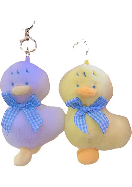 1 Adet 12 cm Kawaii Mini Sevimli Papyon Ördek Peluş Anahtarlık Oyuncaklar Yumuşak Pamuk Anahtarlık Oyuncak Kızlar ve Çocuklar Için (Yurt Dışından) fırsatları