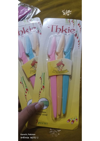 6 Adet Kadın Kaş Jilet Düzeltici Yüz Epilasyon Güvenlik Tıraş Makinesi Aracı (Yurt Dışından)