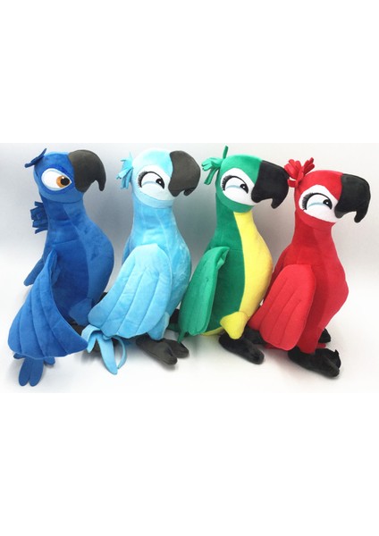 Rio2 Papağan Peluş Oyuncak Yumuşak Doldurulmuş Hayvanlar Bebek Çekmeye Dayanıklı Sıkma Yoğurma Çocuklar Doğum Günü Leri (Yurt Dışından) fırsatları