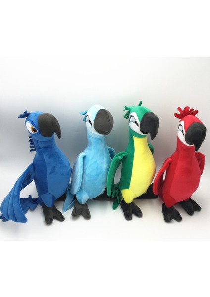 Rio2 Papağan Peluş Oyuncak Yumuşak Doldurulmuş Hayvanlar Bebek Çekmeye Dayanıklı Sıkma Yoğurma Çocuklar Doğum Günü Leri (Yurt Dışından) indirimleri