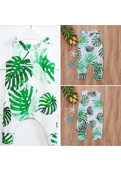 Bağımsızlık Günü Yürümeye Başlayan Bebek Bebek Kız Erkek Muz Yaprakları Romper Tulum Kıyafetler Beyaz Giysiler (Yurt Dışından) modelleri