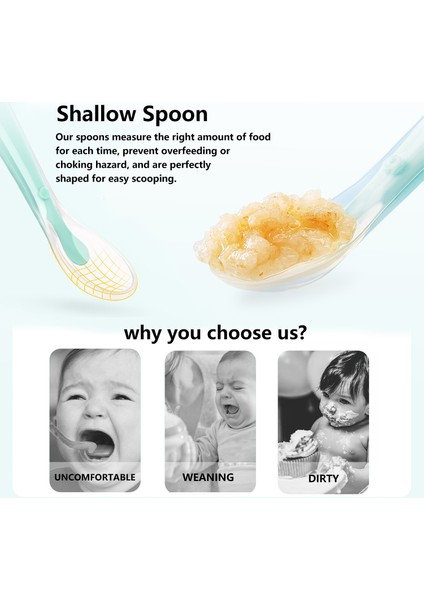 [eğlenceli Canlı] Yumuşak Silikon Bebek Besleme Kaşığı Şeker Renk Sıcaklığı Algılama Kaşık Çocuk Maması Bebek Kaşığı Besleme Yemekleri Besleyici Sofra Takımı (Yurt Dışından) indirimleri