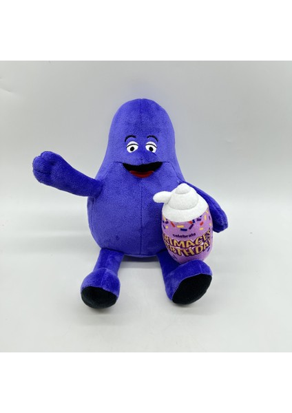 Grimace Sarı Şapka Peluş Yumuşak Karikatür Face Peluş Sarı Şapka Peluş Şekil Oyuncaklar Çocuklar Için Oyun Severler Hayranları (Yurt Dışından) modelleri