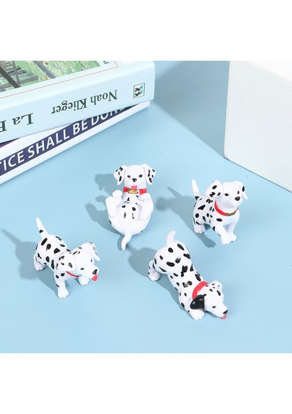 Adet Yavru Dalmaçyalı Nokta Köpekler Karikatür Hayvan Heykelcik Minyatür Peri Bahçe (Yurt Dışından) modelleri