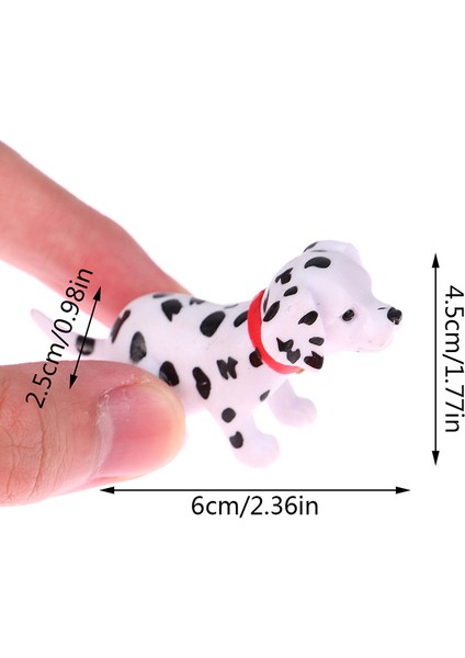 Adet Yavru Dalmaçyalı Nokta Köpekler Karikatür Hayvan Heykelcik Minyatür Peri Bahçe (Yurt Dışından) indirimleri