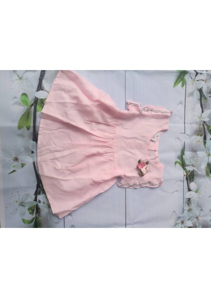 Kız Yaz Elbisesi, Sevimli Fırfır Kol Elbise Düğmeli Günlük Sundress (Yurt Dışından) fiyatları