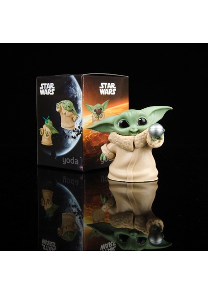 6 Adet/takım Star Wars Yoda Bebek Aksiyon Figürü Oyuncakları Yoda Usta Mandaloryalı Bebekler Çocuklar Için Ler 5-8 cm (Yurt Dışından) fırsatları