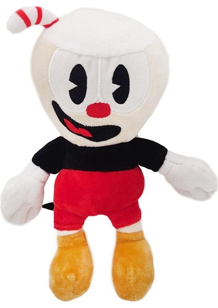 25 cm Peluş Oyuncak Cuphead Peluş Bebek Mugman Oyuncak Oyunu Hatıra Yumuşak Doldurulmuş Oyuncak (Yurt Dışından)
