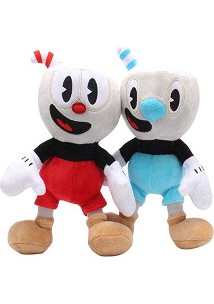 25 cm Peluş Oyuncak Cuphead Peluş Bebek Mugman Oyuncak Oyunu Hatıra Yumuşak Doldurulmuş Oyuncak (Yurt Dışından) fiyatları