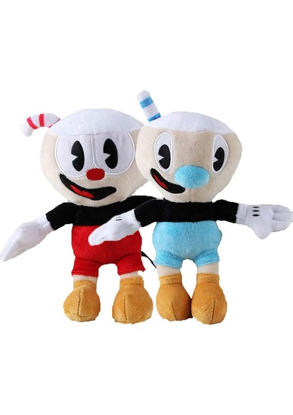 25 cm Peluş Oyuncak Cuphead Peluş Bebek Mugman Oyuncak Oyunu Hatıra Yumuşak Doldurulmuş Oyuncak (Yurt Dışından) fırsatları