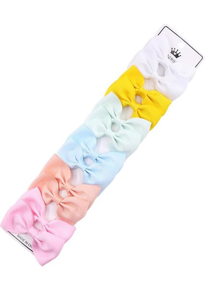 12 Adet/takım Bebek Saç Klipleri Şeker Renk Şerit Yaylar Çocuk Bb Klipler Tokalarım Çocuklar Tokalar Bebek Kız Saç Aksesuarları (Yurt Dışından)