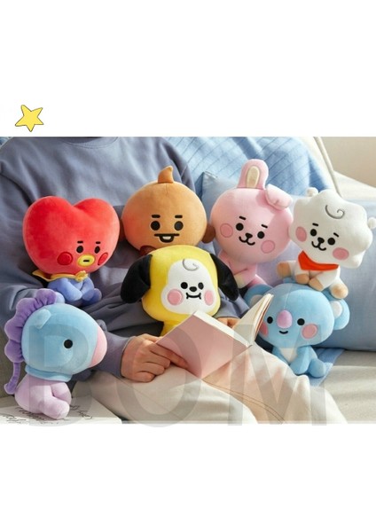 10 cm Bts BT21 Bangtanboys Dolması Bebek Bebek Bebek Peluş Oyuncak Tata Cooky Chımmy Koya Shooky Mang Rj (Yurt Dışından) fiyatları