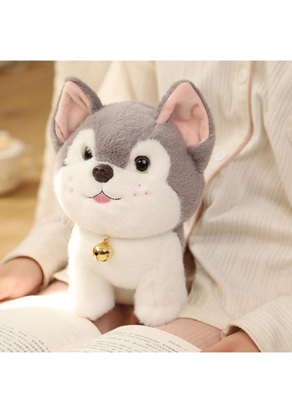 Childrenworld Peluş Husky Oyuncak Sevimli Ifade Süper Sevimli Kabarık Husky Köpek Bebek (Yurt Dışından)