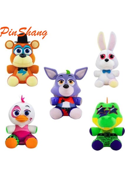 Pinshang Five Nights At Freddys 4 Fnaf Peluş Oyuncaklar Çizgi Film Oyun Karakteri Dolması Peluş Bebek (Yurt Dışından)