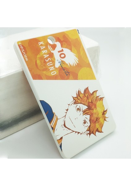 Japonya Anime Karikatür Sahne Haikyuu!! Hinata Shoyo Kageyama Tobio Otobüs Kartı Anahtarlık Güzel Ler Noel Doğum Günü Leri Oyuncaklar (Yurt Dışından)