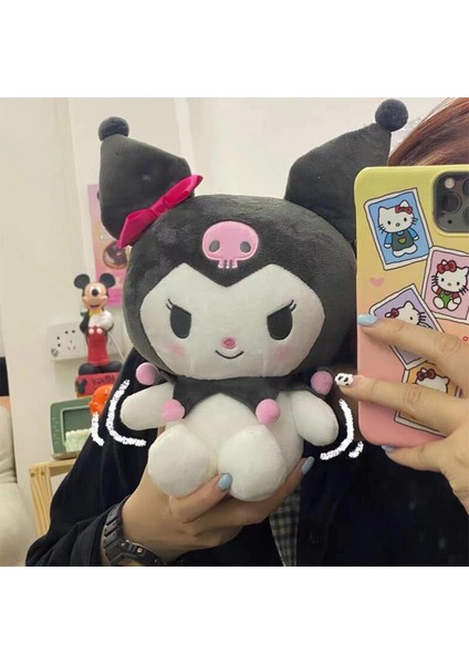 Sanrio Anime Kawaii Dolması Hello Kitty Kuromi My Melody Cinnamoroll Peluş Oyuncak Yumuşak Peluş Yatıştırmak Kız Oyuncak Bebekler Çocuklar Ler (Yurt Dışından)