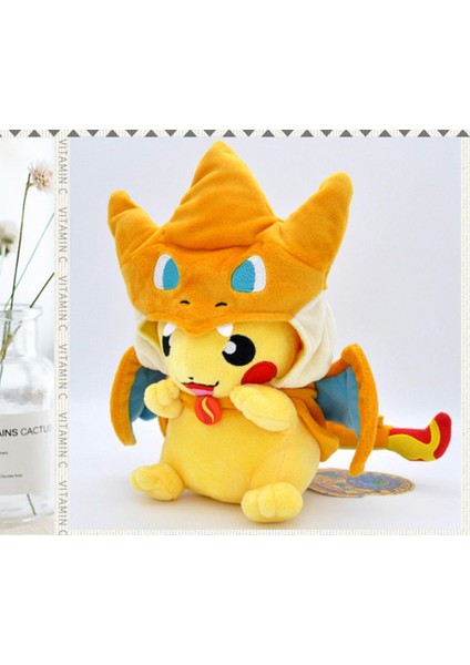 Yfashion Karikatür Pokemon Peluş Bebek Oy Çocuklar Bebekler Için Mümkünboyut Dekorasyon Stili: Sarı Kapalı Ağız (Yurt Dışından) modelleri