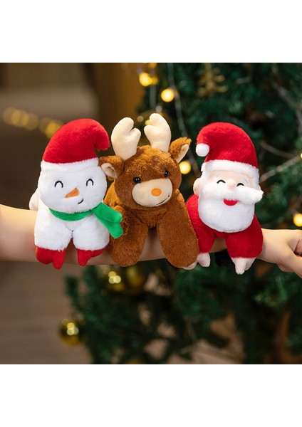 Pinshang Noel Alkış Daire Peluş Oyuncaklar El Yüzük Süsler Dolması Peluş Bebek Ev Için Noel Dekor Parti Leri (Yurt Dışından) fırsatları