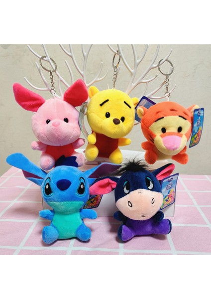 Adet Disney Kawaii Peluş Oyuncaklar Pooh Ayı Tigger Piglet Eeyore Peluş Anahtarlık Öğrenci Sırt Çantası Araba Anahtarları Dekor Çocuk Oyuncakları (Yurt Dışından) fiyatları
