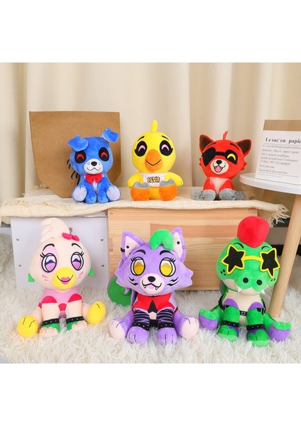 Minstne Fnaf Peluş Bebek Karikatür Anime Peluş Yumuşak Doldurulmuş Hayvan Peluş Oyuncaklar Erkek Kız Ler Için Fan Koleksiyonu (Yurt Dışından)