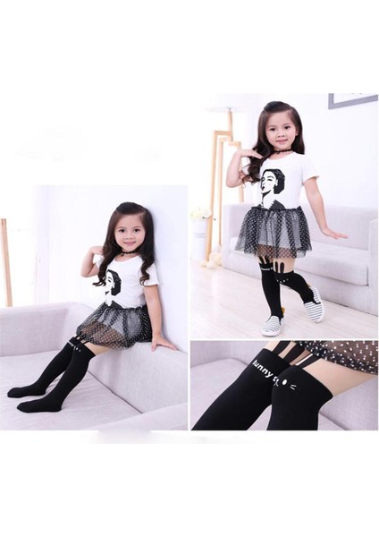 Rainbowroom Külotlu Çorap Karikatür Parçalı Çorap Siyam Tayt Bebek Kız Bebek Çocuklar Için (Yurt Dışından)