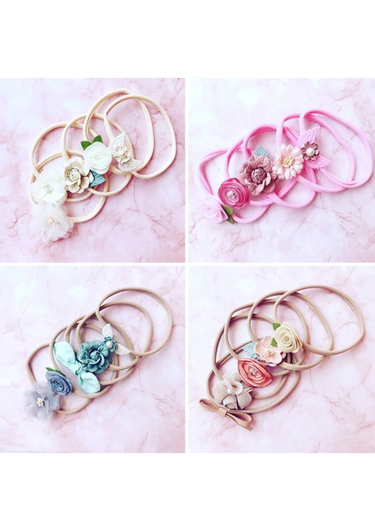 5 Adet/takım Yenidoğan Bebek Kafa Bandı Çiçek Fiyonkları Çocuklar Bebek Kız Türban Bebek Yürümeye Başlayan Bantlar Saç Bantları Kızlar Için Saç Aksesuarları (Yurt Dışından) fiyatları