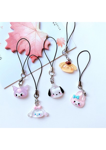 Kawaii Sanrio Kuromi Kordon My Melody Cinnamoroll Öğrenci Güzellik iPhone Telefon Kılıfı Sırt Çantası Bebek Kolye Charm Oyuncak Kız Ler (Yurt Dışından) fiyatları