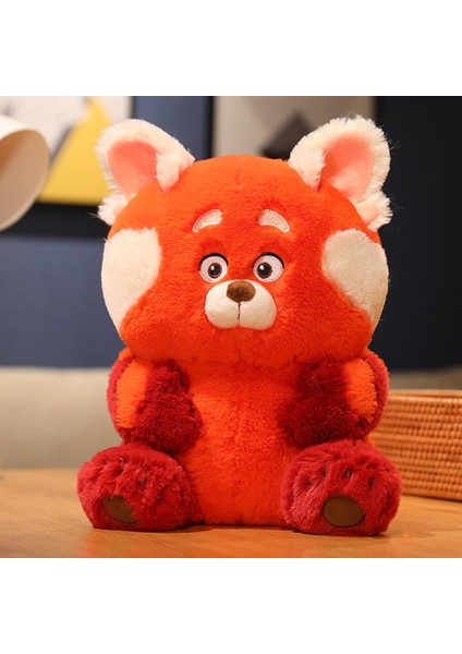 12-70CM Orijinal Disney Turnings Kırmızı Peluş Oyuncaklar Kawaii Anime Panda Peluş Yastık Dolması Ayı Bebek Kız Yumuşak Oyuncak Çocuklar Için (Yurt Dışından)
