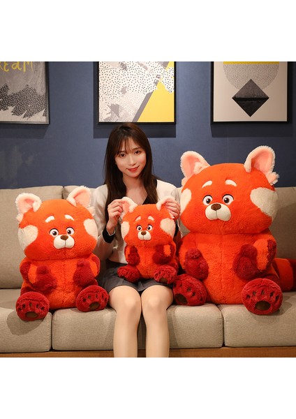 12-70CM Orijinal Disney Turnings Kırmızı Peluş Oyuncaklar Kawaii Anime Panda Peluş Yastık Dolması Ayı Bebek Kız Yumuşak Oyuncak Çocuklar Için (Yurt Dışından) fırsatları