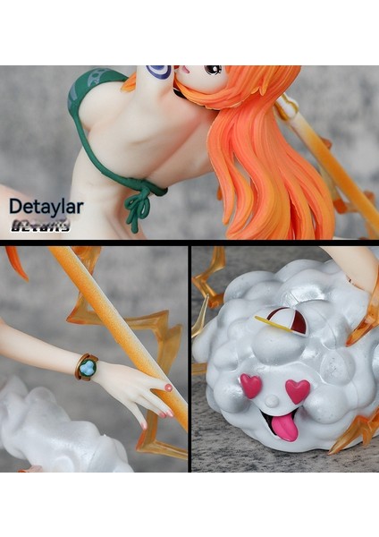 30 cm One Piece Iu Rezonans Nami Hasır Şapka Model Süsleri (Yurt Dışından)