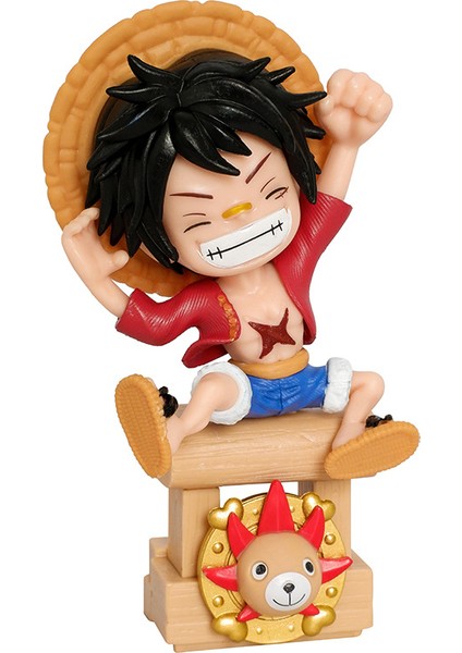 15 cm One Piece Sunshine Luffy Oturmuş El Modeli (Yurt Dışından)