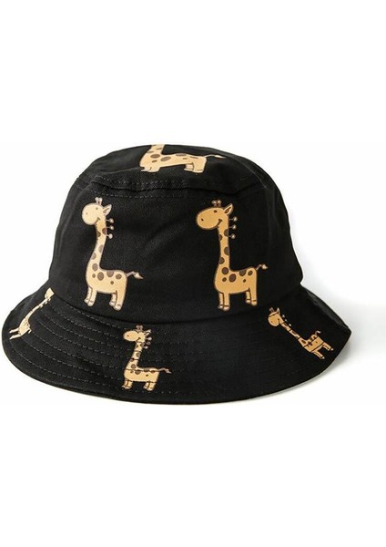 Çocuk Şapka Karikatür Zürafa Kova Erkek Bebek Kız Şapka (Yurt Dışından) modelleri