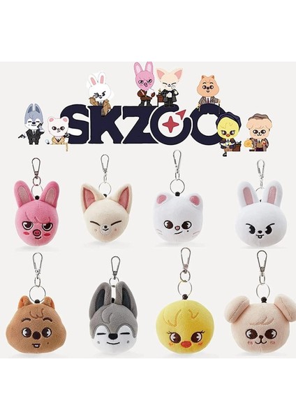 Skzoo Peluş Oyuncaklar Anahtarlık 16 cm Aksesuarları Kolye Kaçak Çocuklar Skz Kalmak Doldurulmuş Bebekler Kawaii Karikatür Doldurulmuş Hayvanlar Hayranları (Yurt Dışından)