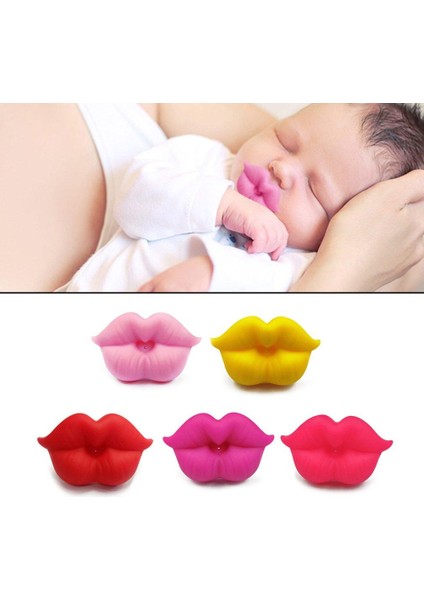 Dudak Ağız Şekli Silikon Bebek Emziği (Yurt Dışından) fırsatları