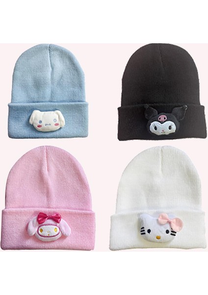 Kawai My Melody Kuromi Hello Kitty Cinnamoroll Baskı Kız Erkek Sıcak Karikatür Sanrio Örme Hatyün Kirby Oyunu Noel Si (Yurt Dışından)