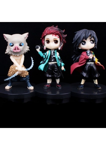 3 Pcs Anime Iblis Avcısı Kimetsu Hiçbir Yaiba Şekil Q Agatsuma Posket Kamado Kamado Nezuko Tanjirou Şekil Oyuncaklar Kimetsu No Yaiba (Yurt Dışından) indirimleri