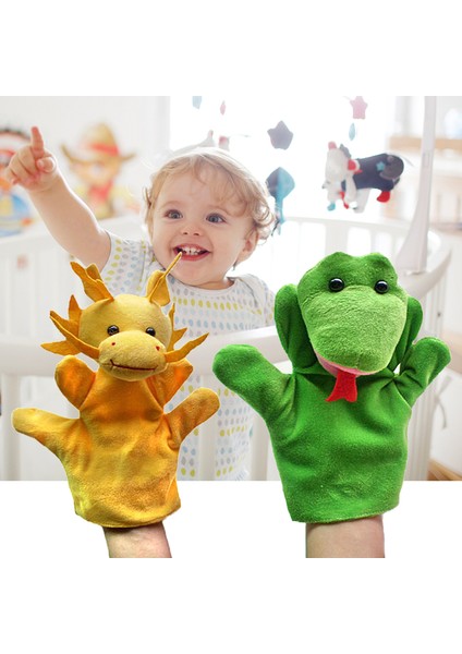Childrenworld Hayvan El Oyuncak Gerçekçi Görünümlü Parmak Kuklaları El Oyuncak Doldurulmuş Hayvan Bebek (Yurt Dışından) modelleri