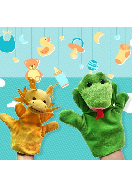 Childrenworld Hayvan El Oyuncak Gerçekçi Görünümlü Parmak Kuklaları El Oyuncak Doldurulmuş Hayvan Bebek (Yurt Dışından) indirimleri