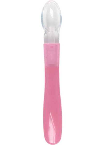 Yumuşak Bebek Silikon Özel Kaşık Bebek Besleme Sofra Bebek Süt Lapası Pirinç Kek Besleme Kaşığı Bebek Için 1 Adet (Yurt Dışından)