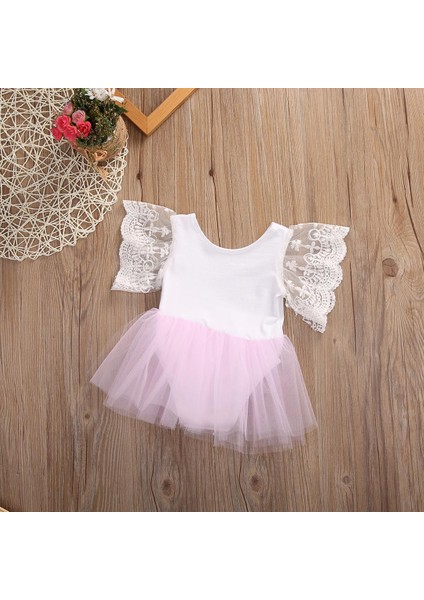 Kız Romper Kafa Bandı Kıyafet Tulum Tulum Sunsuit Giysileri 2 Adet (Yurt Dışından) fiyatları