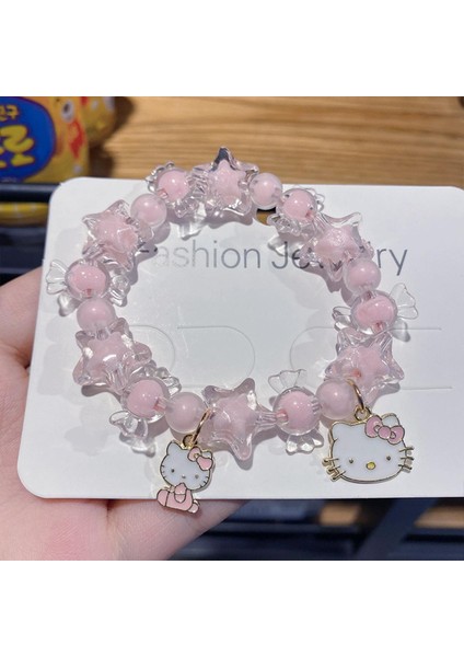 Sanrio Hellokitty Mymelody Cinnamoroll Bilezik Kız Arkadaşlar Için Çocuklara Göndermek Için Sevimli Şeker Bilezik Tatlı Kız Kalp Takı (Yurt Dışından)
