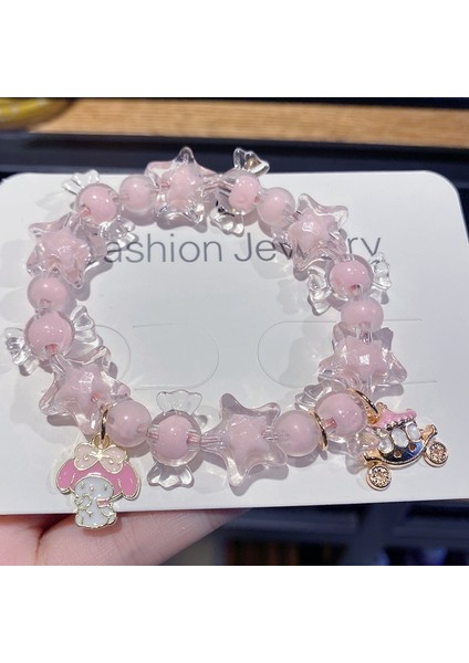 Sanrio Hellokitty Mymelody Cinnamoroll Bilezik Kız Arkadaşlar Için Çocuklara Göndermek Için Sevimli Şeker Bilezik Tatlı Kız Kalp Takı (Yurt Dışından) modelleri