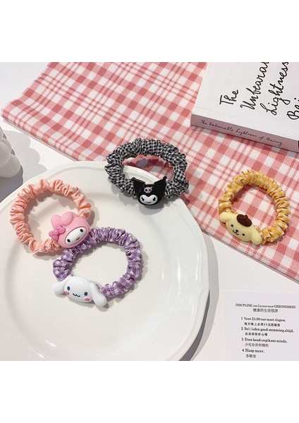 Basit Sanrio Headrope Kız Süsler Hello Kitty My Melody Kuromi Cinnamoroll Saç Daire Karikatür Headdress Saç Aksesuarları (Yurt Dışından) modelleri